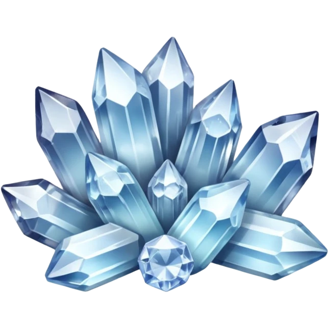 A cluster of quartz crystals catching the light.



































































 emoji