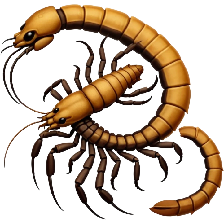 Scorpion tail. emoji