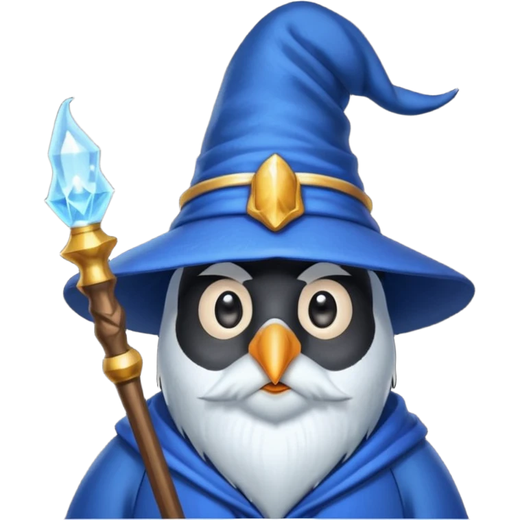 Penguin Wizard emoji