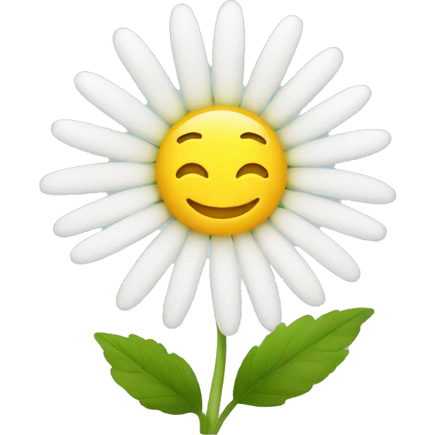 CHAMOMILE with leaf emoji