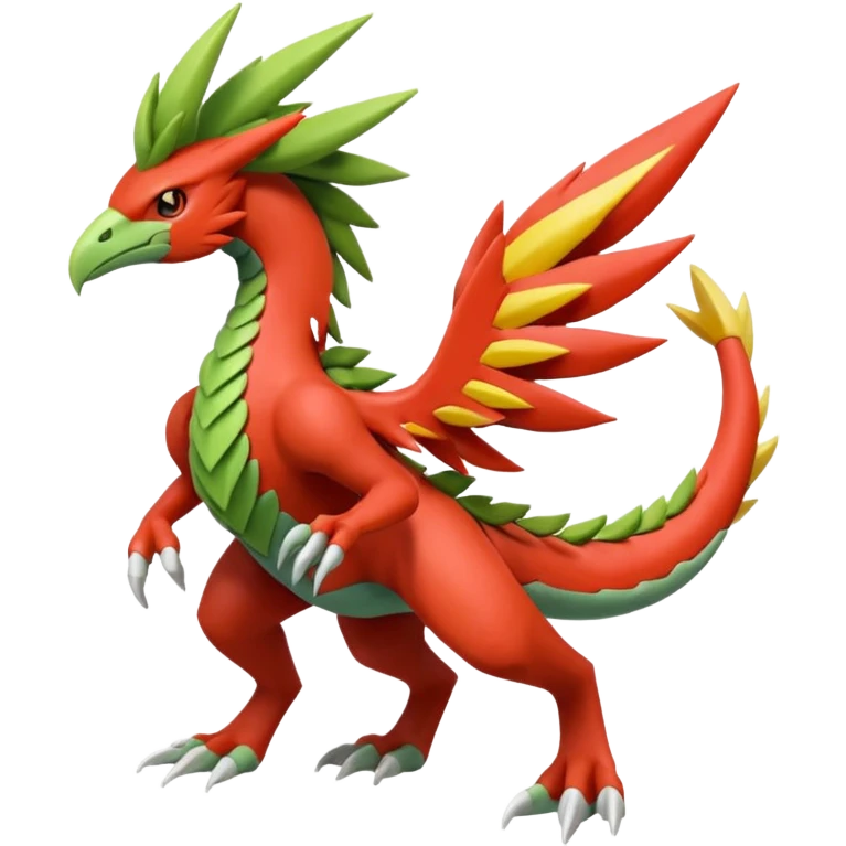 Sceptile-Inteleon-Blaziken-Pokémon-Fakémon-fusion (full body) emoji