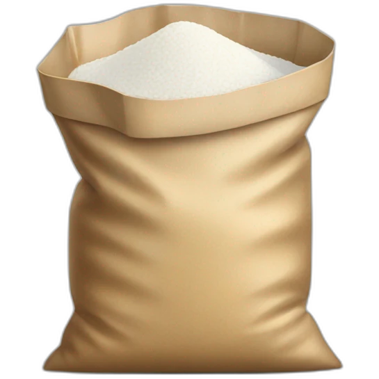 Flour Bag open emoji