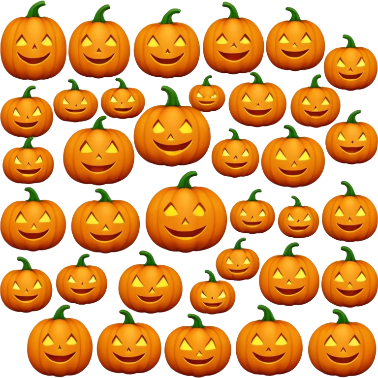 i need a pumpking emoji in the style of apple  emoji