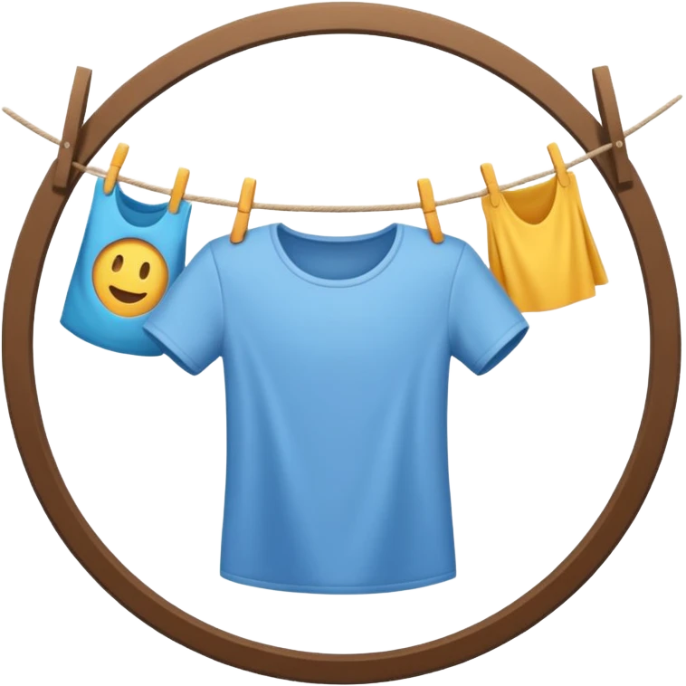 drying inside circle emoji