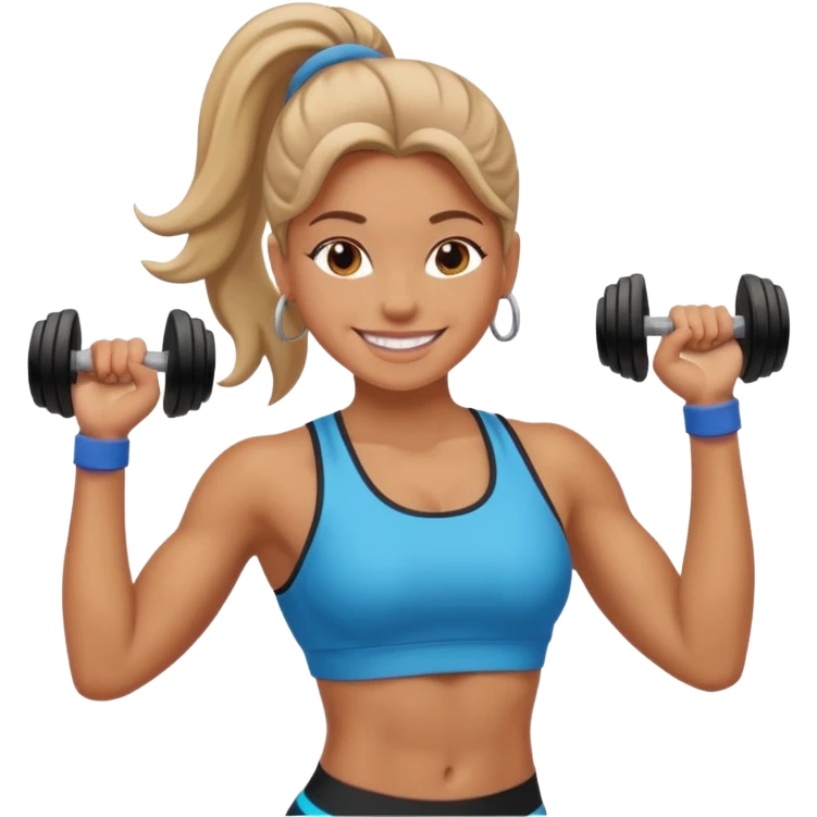 Human back for gym girl emoji