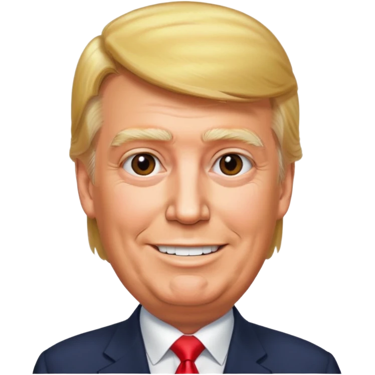 Donald Trump buscando ah Nicolás maduro emoji