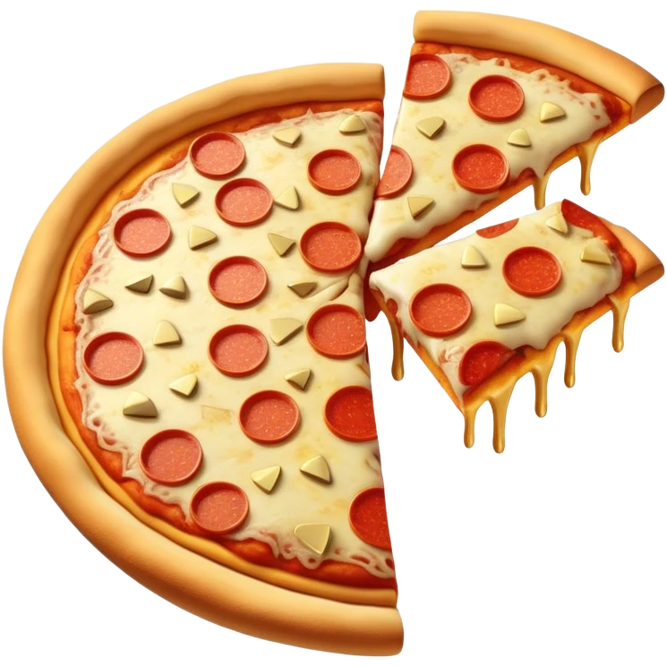 Pizza with gold bars emoji
