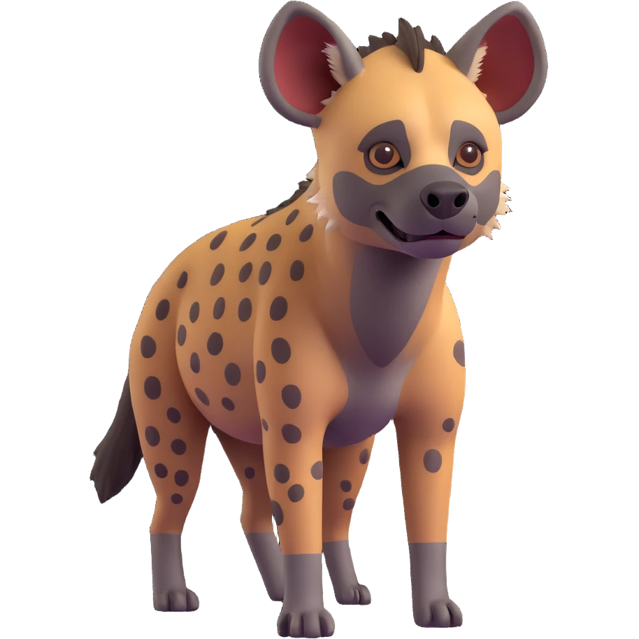 Realistic Hyena emoji