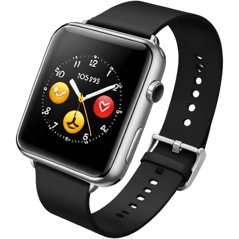 black arm watch emoji