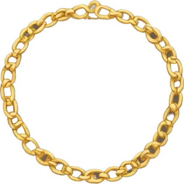 gold necklace emoji