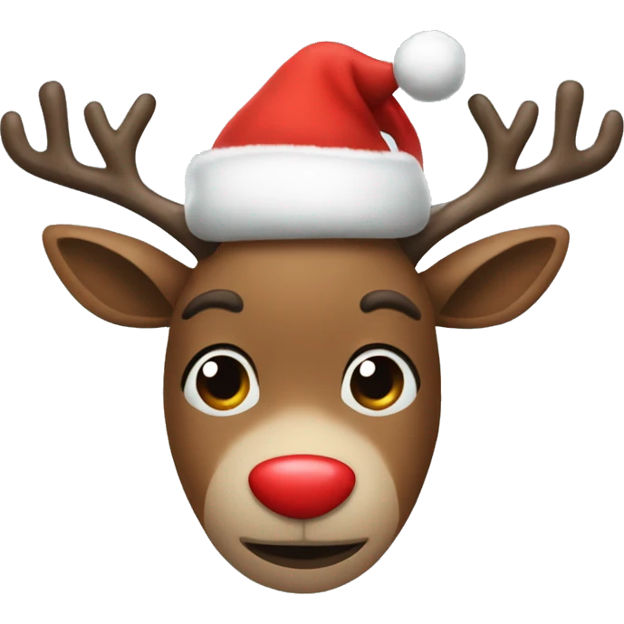 Red Nosed Reindeer emoji