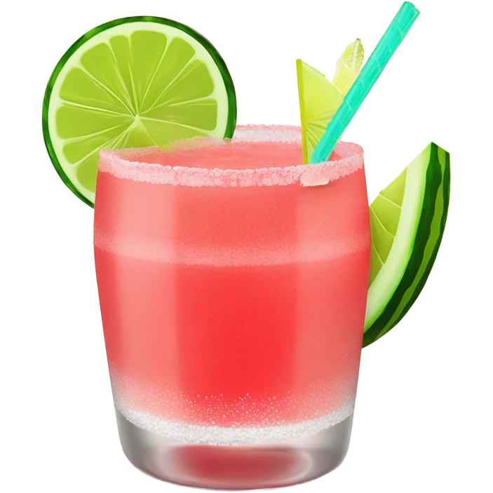 Watermelon margarita emoji