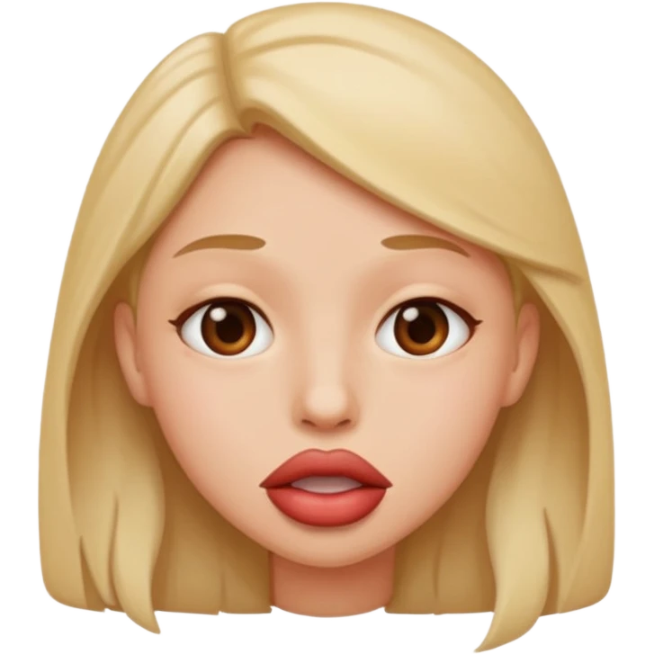 lip bite emoji