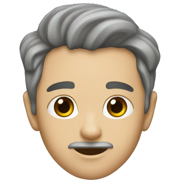 Серая длинношерстная кошка  emoji