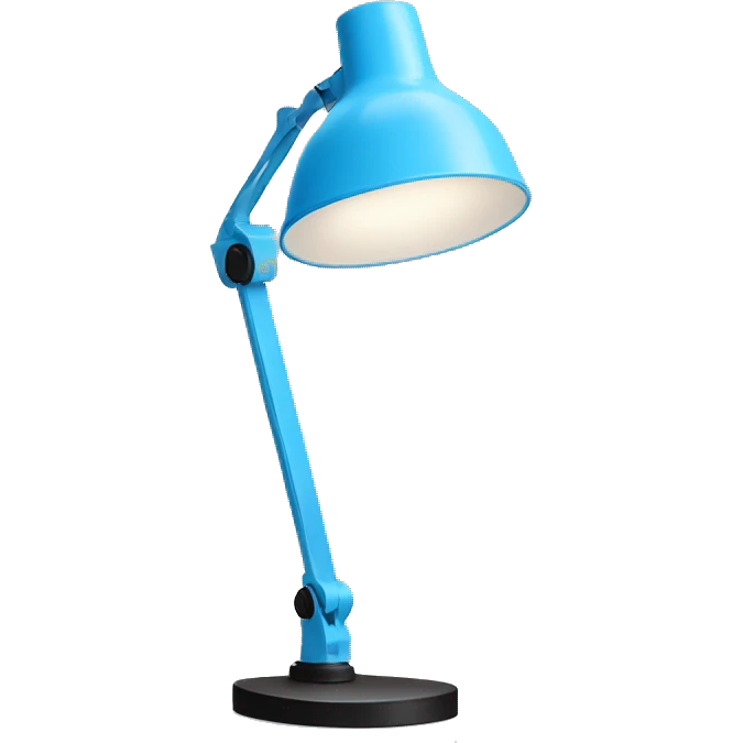 sky blue ikea work lamp emoji