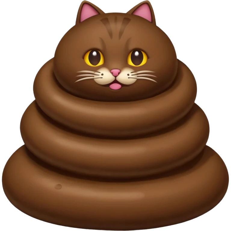 cat poops emoji