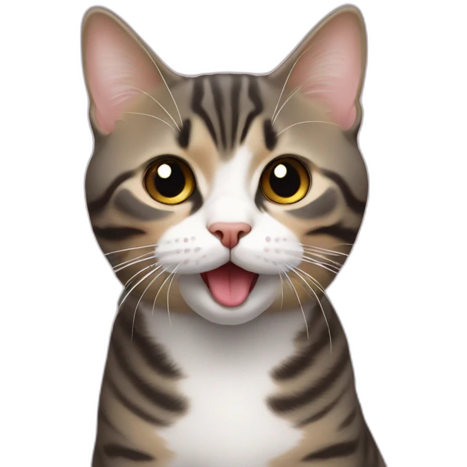 British short hair face sticks out tongue emoji