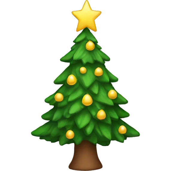 Xmas tree emoji