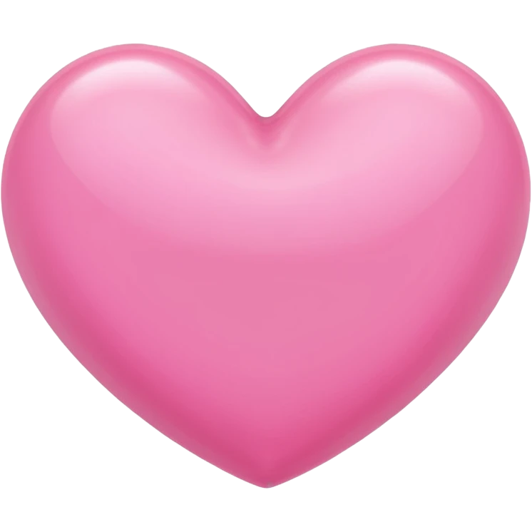 A pink heart design by ribon emoji