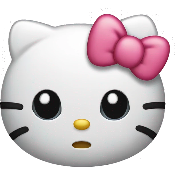sad hello kitty emoji