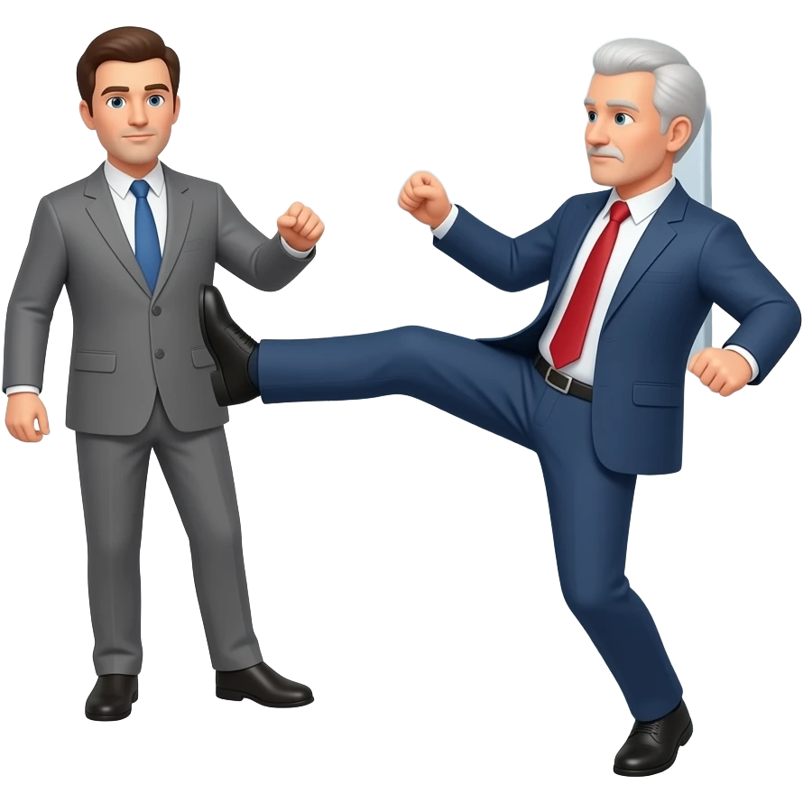 kicking out the door becuase coworker is retired emoji