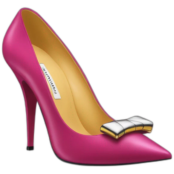escarpin balenciaga emoji