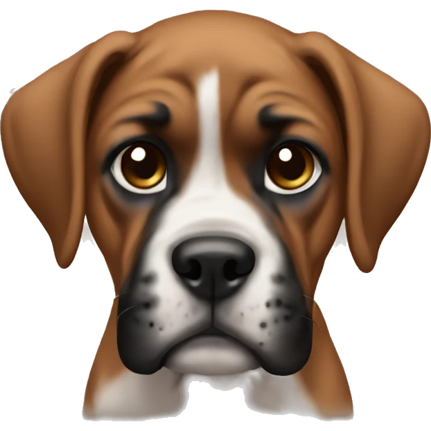 Boxer puppy emoji