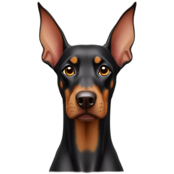 Phoebe the doberman emoji