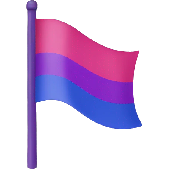 Bi flag emoji