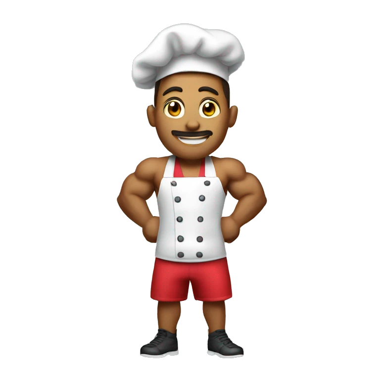 Bodybuilder Chef emoji