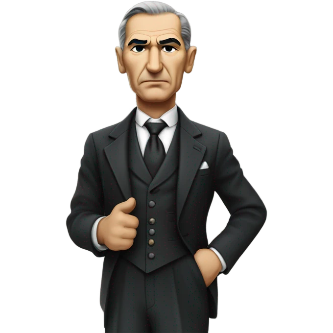 mustafa kemal ataturk president of turkiye emoji