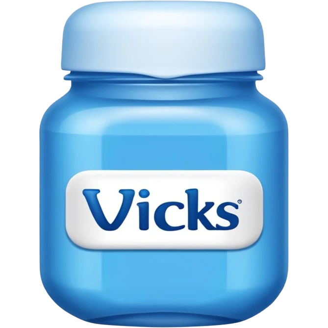create an Apple style emoji of Vicks Vaporub emoji