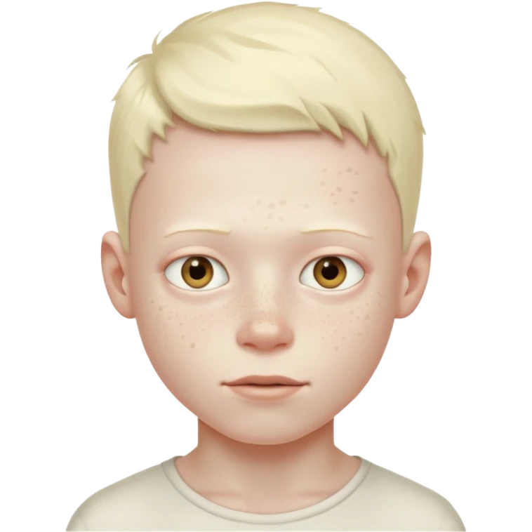 albino boy  emoji