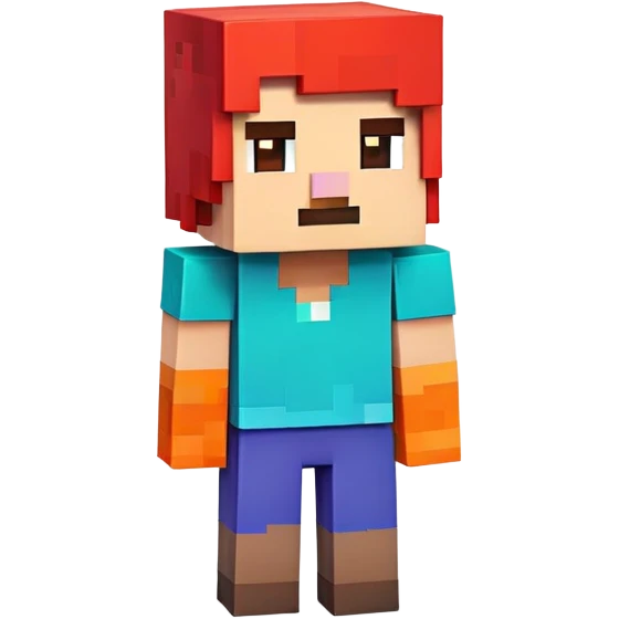 original Minecraft character emoji