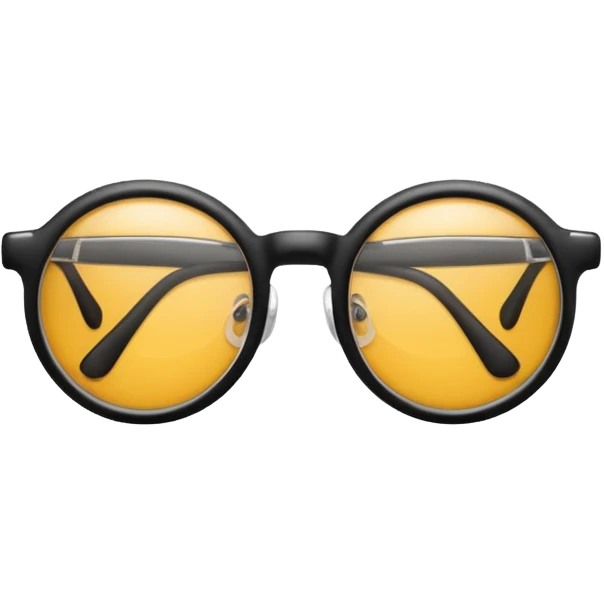 Black glasses  emoji