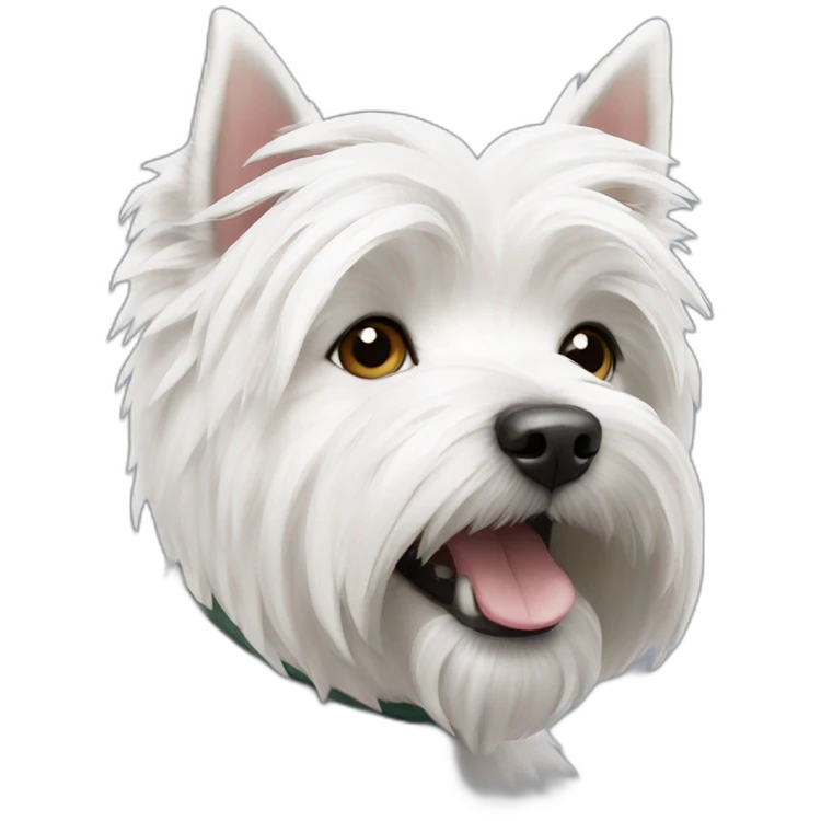 west highland white terrier emoji