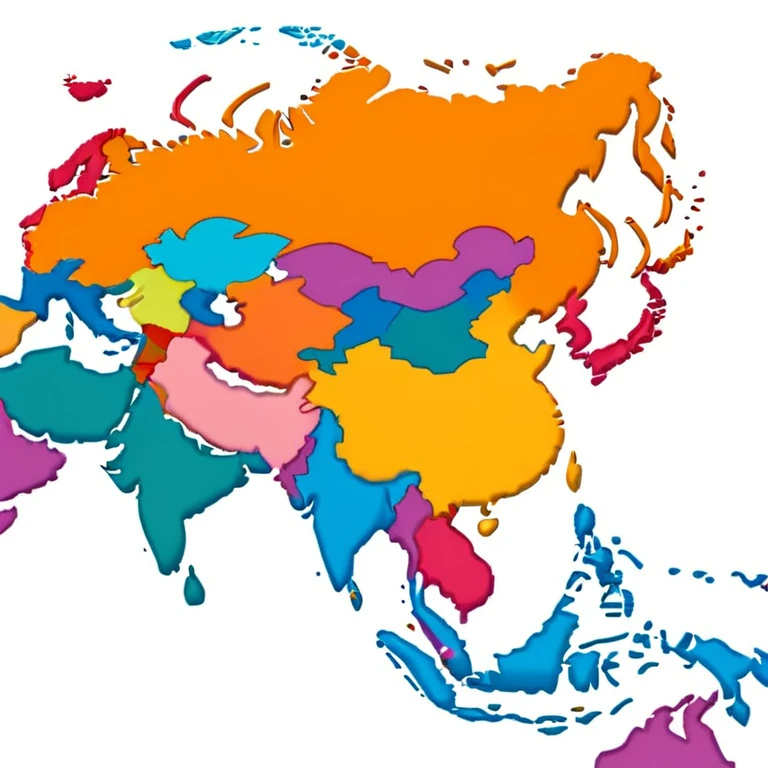a map of asia emoji