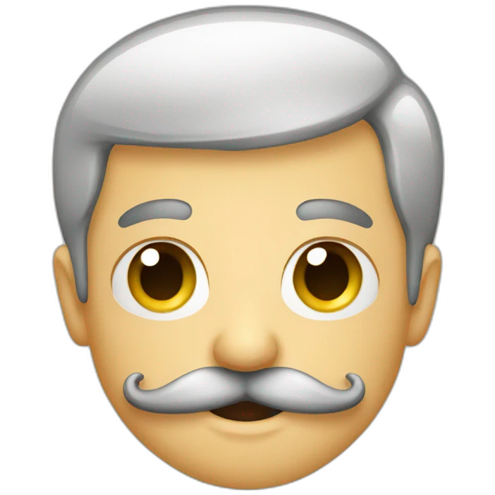 Allemagne moustache emoji