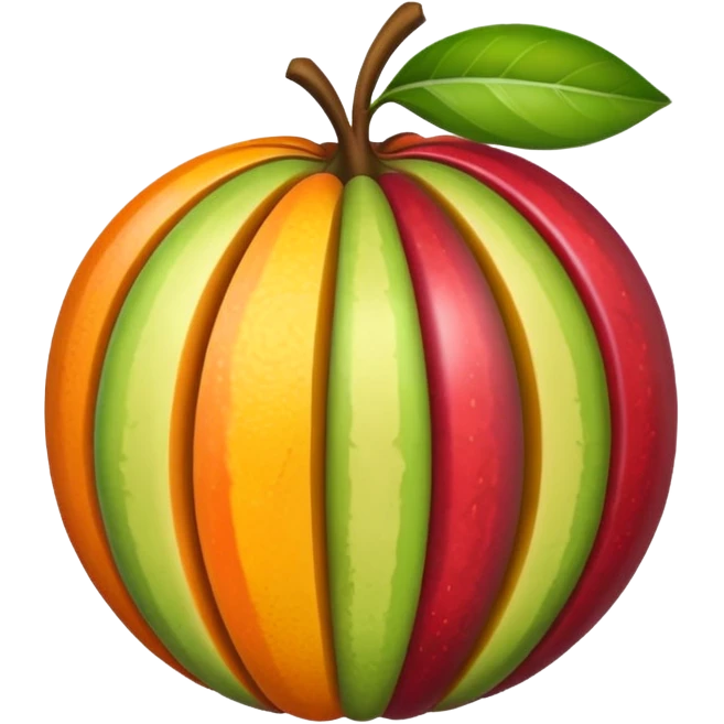 striped fruit emoji