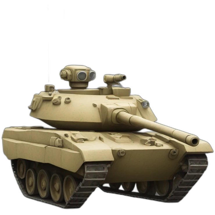 Happy tank emoji
