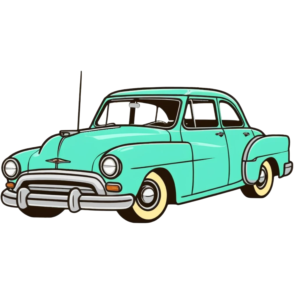 vintage classic car emoji