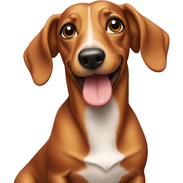 Sausage dog emoji