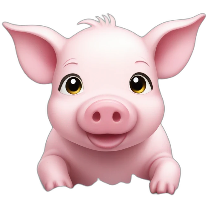 Piglet in the water emoji