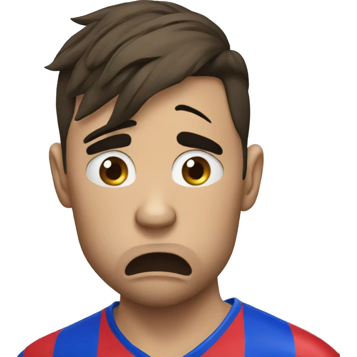 Cruz azul player crying emoji