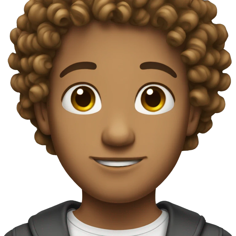 curly hair emoji