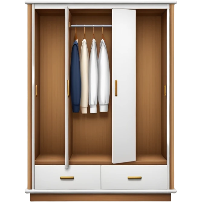 white Wardrobe emoji
