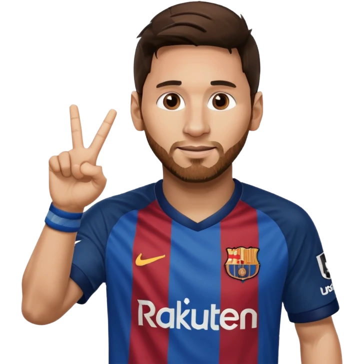 Okey işareti yapan biri messi olabilir emoji