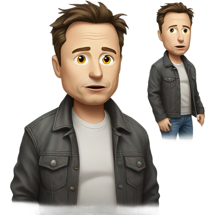 Broke Elon musk emoji