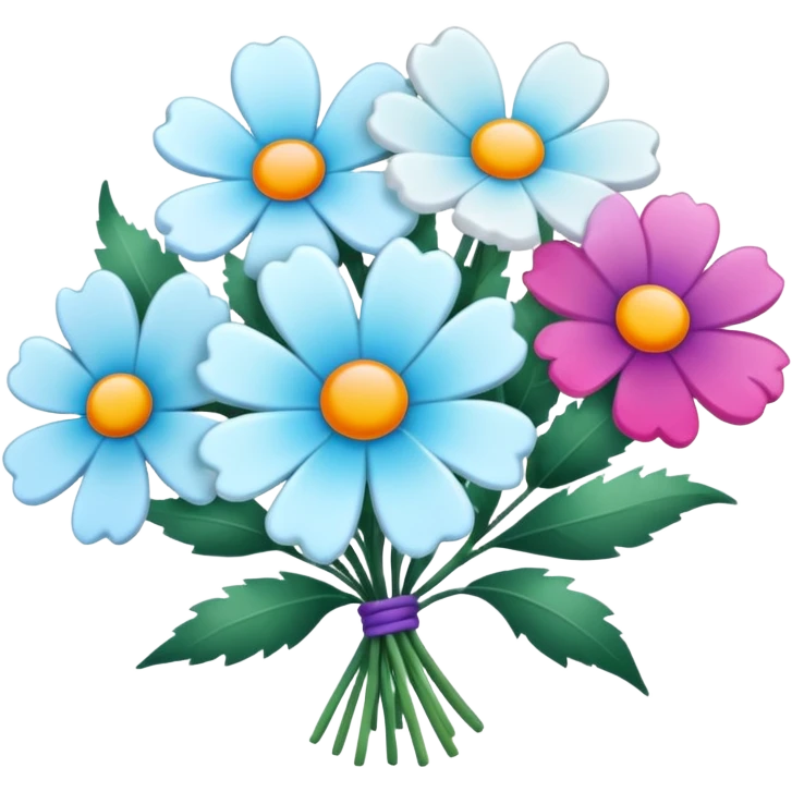 artic flowers bouquet   emoji
