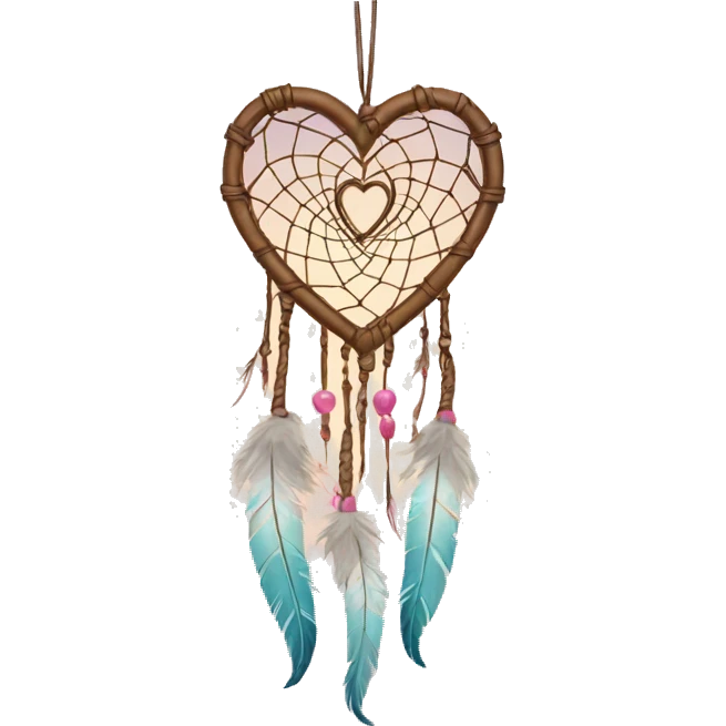a heart-dreamcatcher emoji
